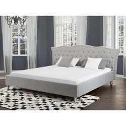 Super kingsize bed -  - METZ - Grey, Yes