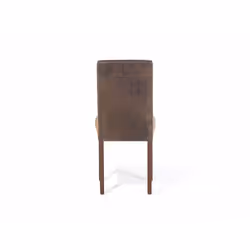 Dining chair - Kitchen Chair - Old Leather - Brown - BROADWAY