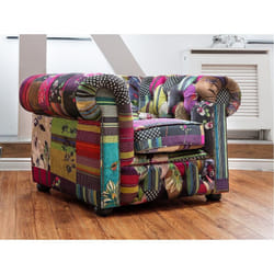 Armchair - Chesterfield - Living Room Chair - Upholstered - CHESTERFIELD - Violet