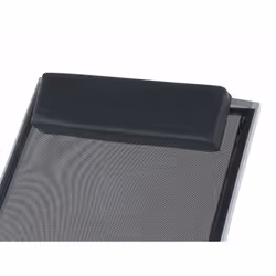 Aluminium Garden Lounger - Outdoor Patio Sunlounger - CATANIA II - Black