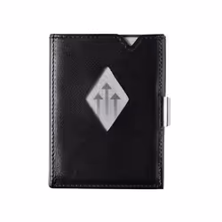 EXENTRI EX M 501 wallet/card case/travel document holder Black Genuine leather