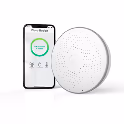 Airthings Wave Radon smart radon detector 291, Radon, Humidity, Temperature, Wireless, Bluetooth, 868 MHz, 4 - 40 °C, 10 - 80 ...