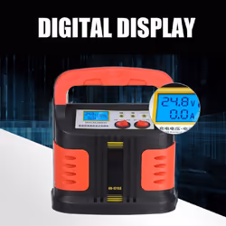 Automatic Battery Charger 12/24V Jump Starter Emergency Charger Booster Power Bank Pulse Repair Device for Car Truck