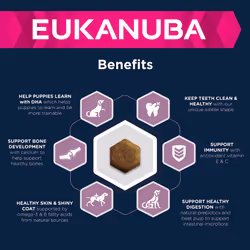 Eukanuba Complete Dry Dog Food for Puppy Large and Giant Breeds with Fresh Chicken 15 kg