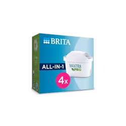 BRITA MAXTRA PRO All-in-1 Water Filter Cartridge (Now Pure Performance) -4 Pack - Original BRITA Refill reducing impurities, ...