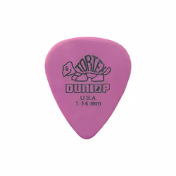 Dunlop Tortex 1.14 Standard Plectrum, Pack of 12