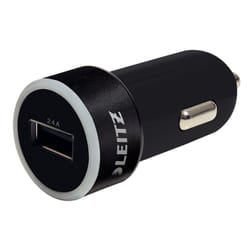 Leitz 62210095 mobile device charger Mobile phone, MP3, Smartphone, Tablet Black Cigar lighter Auto