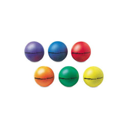 Champion Sports RS7SET Rhino Skin Ball Sets- 7&quot;- Blue- Green-Orange- Purple- Red-Yellow- 6/Set