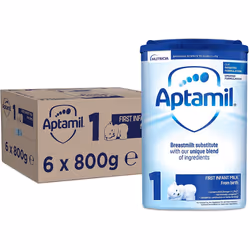 Aptamil First Infant Milk Stage 1 From Birth, 800 g, Pack of 6