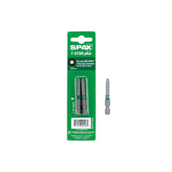 Spax 2015395 T20 x 2 in. T-Star Plus Driver Bit Steel, 2 per Pack - Pack of 10