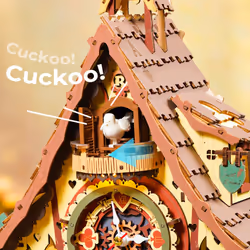 Robotime ROKR Cuckoo Clock Mechanical 3D Wooden Puzzle