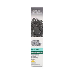 Desert Essence, Activated Charcoal Toothpaste, Fresh Mint, 176g