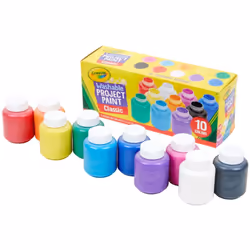 CRAYOLA 10 ct washable kid's paint