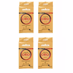 Lavazza Qualita Oro Ground Coffee 250g (Pack of 4)
