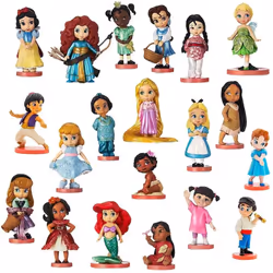 Disney Animators' Collection Mega Figure Set- 20 pieces with Display