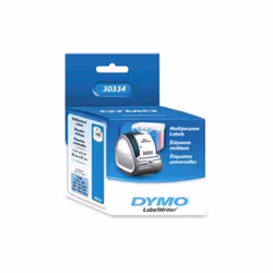Dymo Corporation Multipurpose Labels- Medium- 2-.25in.x1-.25in.- 1000-RL- White
