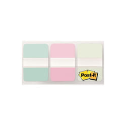 3M  1 x 1.50 in. Sticky note Pastel Color Tabs, Assorted Color