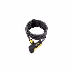 On-Guard Doberman-8029 Keyed Coil Lock - Black, 18.5 x 1.0 cm