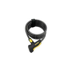 On-Guard Doberman-8029 Keyed Coil Lock - Black, 18.5 x 1.0 cm