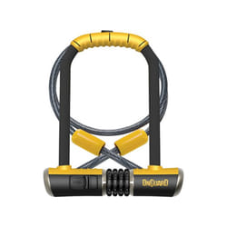 Onguard Bulldog Combination D Lock with Cable, Sold Secure Gold