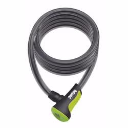 OnGuard Neon Coil Cable Lock - 1800 X 12 MM, Green