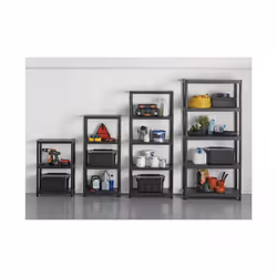 4 Tier Plastic Shelving Unit