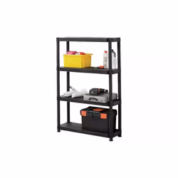 4 Tier Plastic Shelving Unit