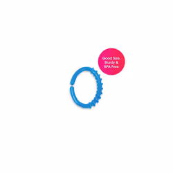 Edushape 926066 Sensory Activity Toy, Jar of 66 Tactile Linkets in Assorted Colours. Easily snap Together to Form Links. Suitable from 3 Months +