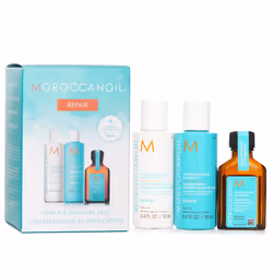 Moroccanoil - Repair & Moisture Trio Set: Moisture Repair Shampoo 70ml + Moisture Repair Conditioner 70ml + Moroccanoil Treat ...