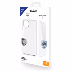 Skech SKBD-A1221-MTSAB-CLR, Cover, Samsung, Galaxy A12, 16.5 cm (6.5"), Transparent