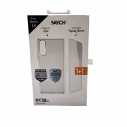 SKECH Sony Xperia L4 Clear Case and Infinity Guard Screen Protector1+1