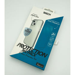 Skech iPhone 13 Protection 360 Pack Drop Tested Clear Case x2 Screen Protector