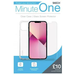 Skech Apple iPhone 13 Clear Case + Glass Screen Protector