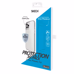 Skech SKB-IPH13-BB, Cover, Apple, iPhone 13, 15.5 cm (6.1"), Transparent