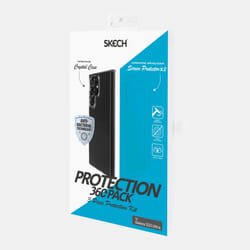 Skech Protection 360 mobile phone case 17.3 cm (6.8") Cover Transparent