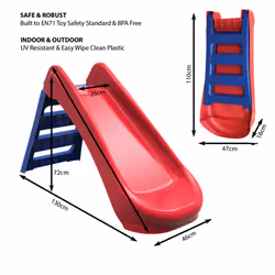 Palplay Kids Slide 18Mth to 6Yr - Indoor & Outdoor - Light & Foldable