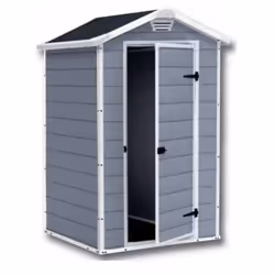 Keter S 1457 0043, Plastic shed, Single, Black, Grey, Polypropylene, 1 door(s)