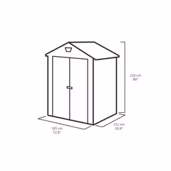 Keter Manor 6x5 Plastic shed - Additional view 7