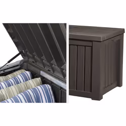 Keter Rockwood Deck Box Storage box Rectangular Brown - Additional view 6