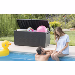 Keter Capri Storage box Rectangular Resin Brown - Additional view 4