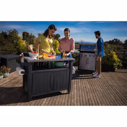 UNITY XL Table Mobile Storage Box BBQ Weatherproof Keter