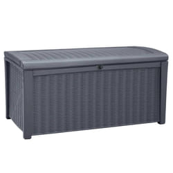 Keter Garden Storage Box Borneo 416L Outdoor Entryway Trunk Chest Bench Box