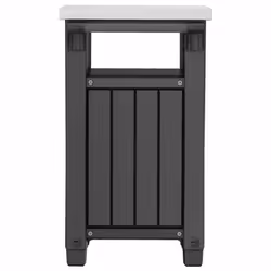Keter Multifunctional Outdoor Table for BBQ Unity Classic Woodlook Garden Desk