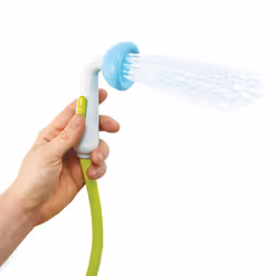Baby Bath Shower Head - Elephant Water Pump with Trunk Spout Rinser - Control Water Flow from 2 Trunk Knobs for Maximum Fun in Tub or Sink for Infants