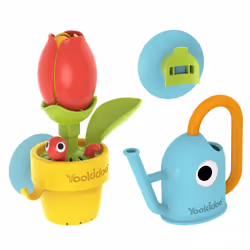 Peek-a-Bee Tub Flower: Pour, Play, and Make Flowers Bloom! Perfect Water Toy for Baby and Kids Bathtime ! No Batteries Required, Perfect for Toddlers