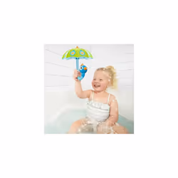 Fill N Rain Bath Toy - Interactive Peacock Umbrella Bathtub Play for Babies & Toddlers - Fun and Educational Water Game with Bubbles and Rainfall