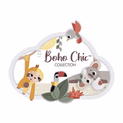 Tiny Love Luxe Developmental Gymini Baby Activity Mat Wooden Toy Arch 0m +, Boho Chic - Additional view 5