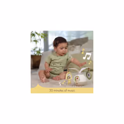Tummy Time Musical Mobile, 2-in-1 Baby Mobile with Music & Lights, 0+ Months, 360 Rotating Baby Musical Toy, 3 Music &