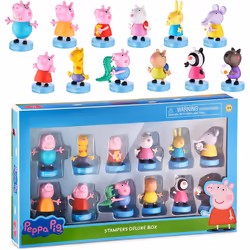 Peppa Pig Stampers Deluxe Box 12 Peppa Pig Toys in Deluxe Box