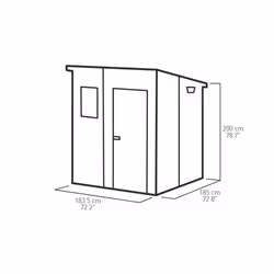 Keter Manor Pent 6x6 - Additional view 7